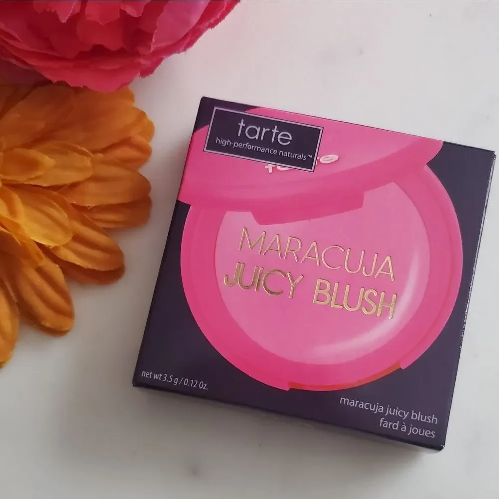 Tarte Maracuja Juicy Cream Blush in Big Ego -Hot Pink
